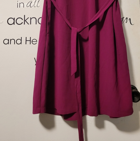 Maurices Dark pink dress  size 0x - equivalent of 14w - Picture 2 of 7